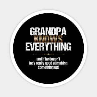 Grandpa Knows Grandparent S Day Magnet